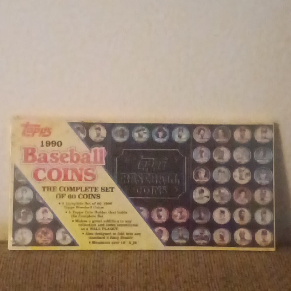 Topps 1990 Baseball coins